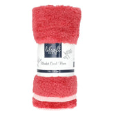 Baby Blanket Coral Fleece Dark Pink